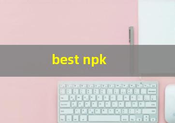  best npk